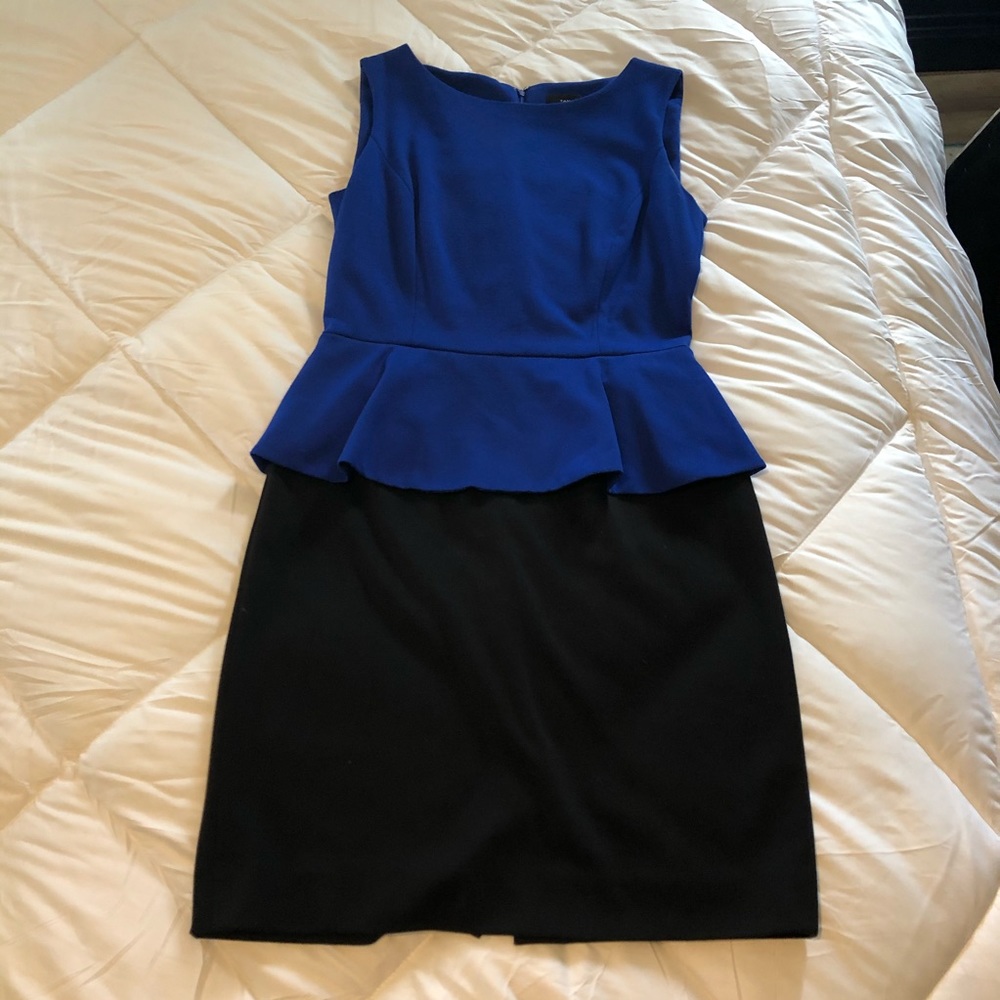 Tahari Pencil Peplum Top Dress